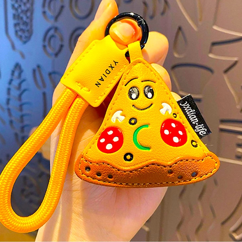 Pizza slice Keychain bag charm NWT